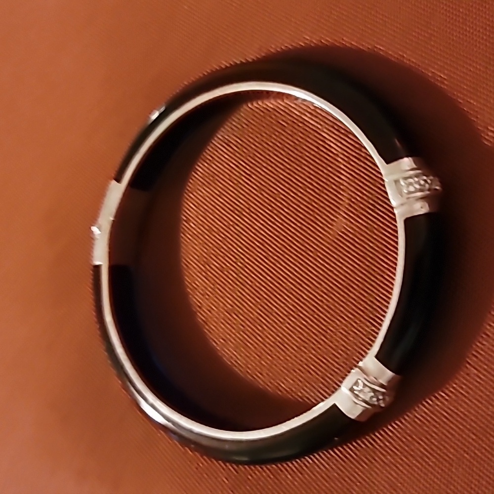 Angelique de Paris Black Hinged Bracelet